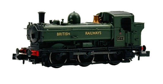 DAPOL N GAUGE - BRITISH RAILWAYS GREEN 0-6-0 PANNIER TANK '9741' - UNBOXED