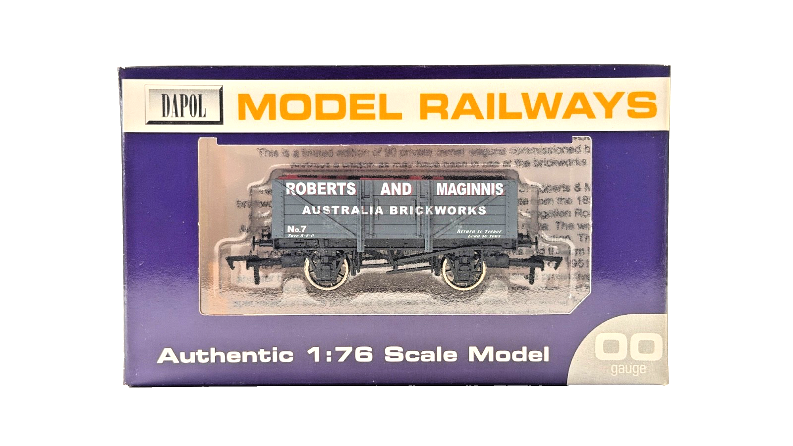 DAPOL 00 GAUGE - ROBERTS & MAGINNIS AUSTRALIA BRICKWORKS NO.7 (LIMITED EDITION)