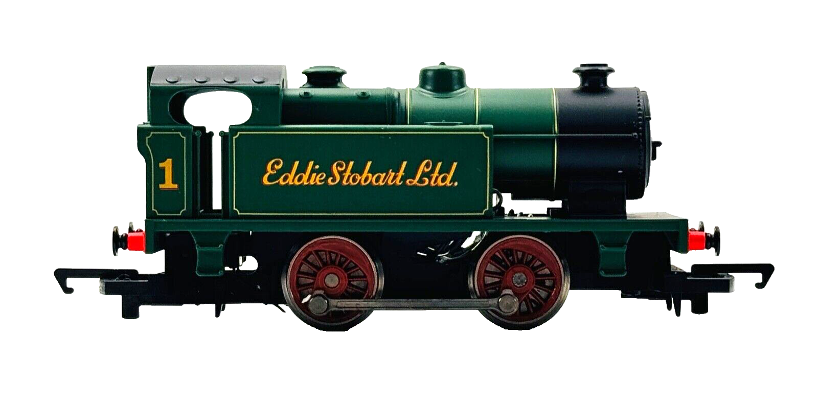 HORNBY 00 GAUGE - EDDIE STOBART LIMITED 0-4-0 INDUSTRIAL TANK ENGINE '1' UNBOXED