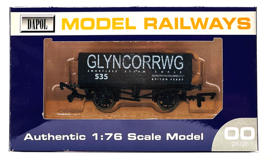 DAPOL 00 GAUGE - 'GLYNCORRWG' STEAM COALS BRITON FERRY PLANK  (LIMITED EDITION)