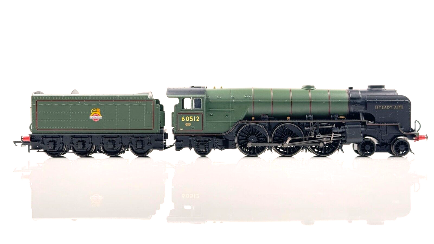 HORNBY 00 GAUGE - R3834 - EARLY BR GREEN THOMPSON A2/3 4-6-2 'STEADY AIM' 60512