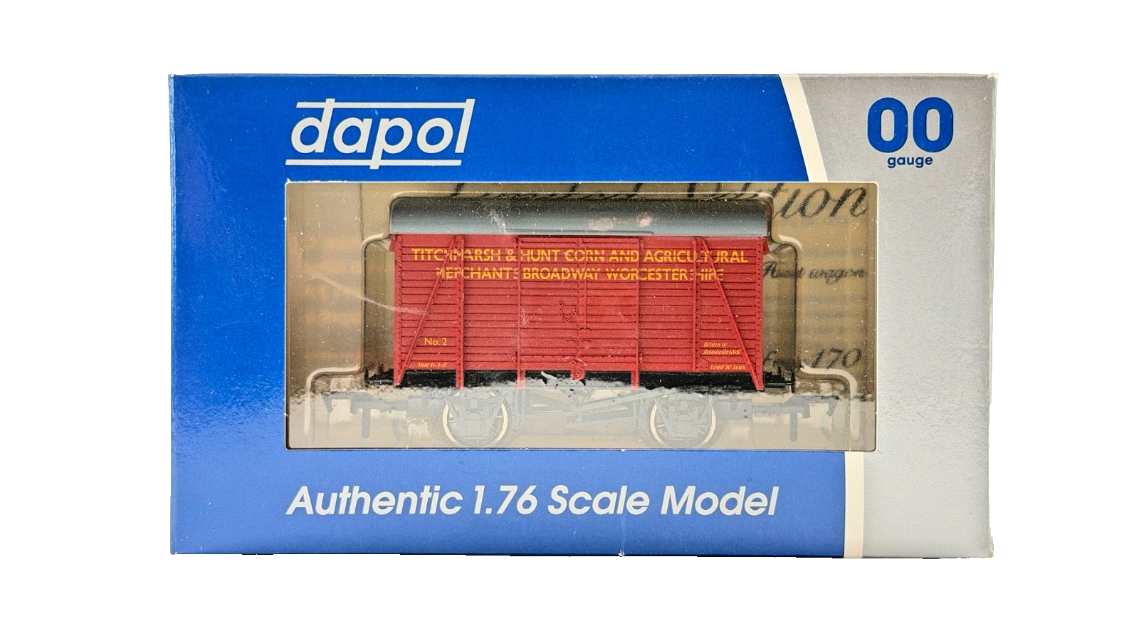 DAPOL 00 GAUGE - TITCHMARSH & HUNT CORN AGRICULTURAL MERCHANTS (LIMITED EDITION)