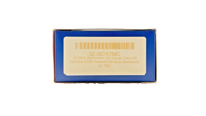 BACHMANN OO GAUGE - 32-067A - CLASS 43 WARSHIP D836 BLUE POWERFUL TMC WEATHERED