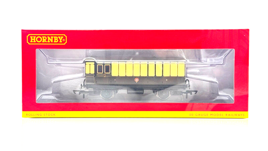 HORNBY 00 GAUGE - R40310 - GWR 4 WHEEL LUGGAGE BRAKE VAN NO.5051 - BOXED