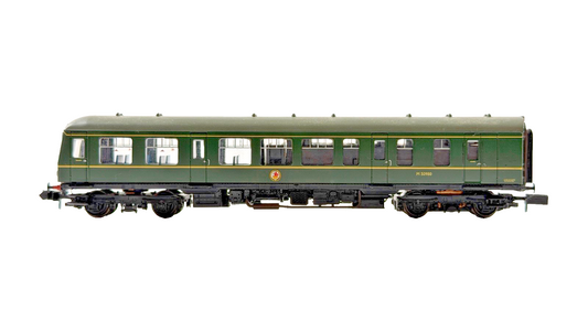 GRAHAM FARISH N GAUGE - 371-875A - CLASS 108 DMU 2 CAR BR GREEN SPEED WHISKERS
