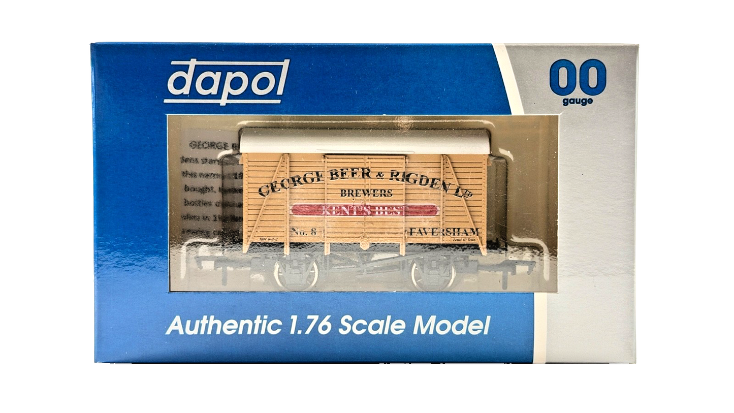 DAPOL 00 GAUGE - GEORGE BEER & RIGDEN BREWERS KENT FAVERSHAM 8 (LIMITED EDITION)