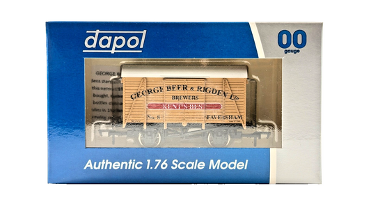 DAPOL 00 GAUGE - GEORGE BEER & RIGDEN BREWERS KENT FAVERSHAM 8 (LIMITED EDITION)