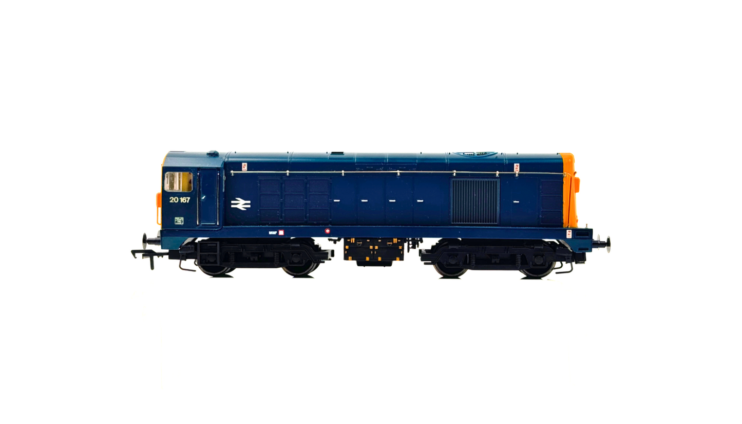 BACHMANN 00 GAUGE - 32-031 - CLASS 20 DIESEL 20167 BR BLUE RENUMBERED BOXED