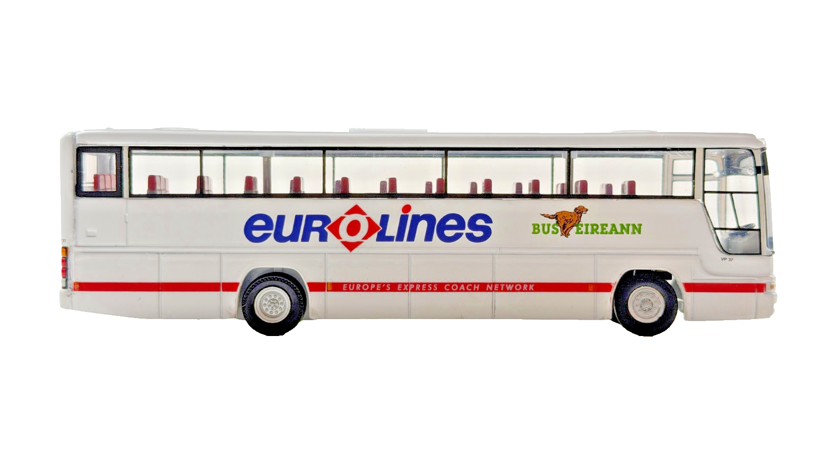 CORGI 1/76 SCALE - PLAXTON PREMIERE EUROLINES BUS EIREANN LONDON COACH UNBOXED