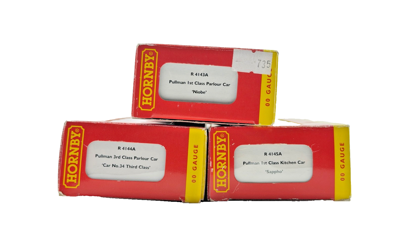 HORNBY OO GAUGE - R4143A/R4144A/R4145A - RAKE OF ASSORTED PULLMAN COACHES BOXED