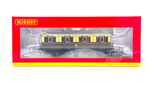 HORNBY 00 GAUGE - R40304 - GWR 1ST CLASS 6 WHEEL COACH NO.519  - BOXED