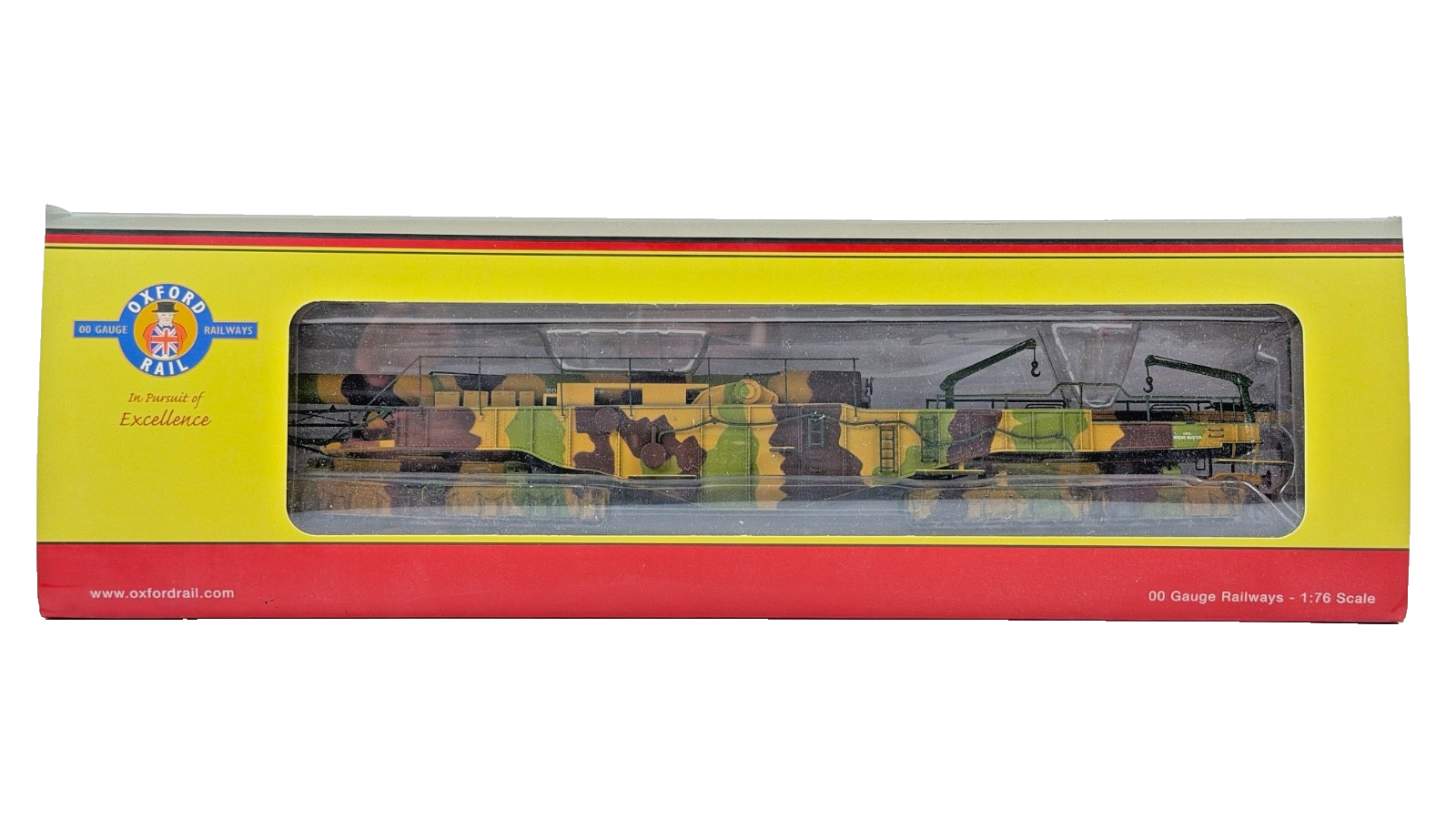 OXFORD RAIL OO GAUGE - OR76BOOM03 - RAIL GUN WWI BOCHE BUSTER - BOXED