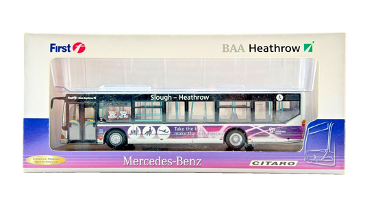 CMNL NORTHCORD 1/76 SCALE - UKBUS5003 - MERCEDES BENZ CITARO FIRST HEATHROW BAA