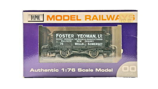 DAPOL 00 GAUGE - FOSTER YEOMAN DULCOTE QUARRY WELLS SOMERSET (LIMITED EDITION)