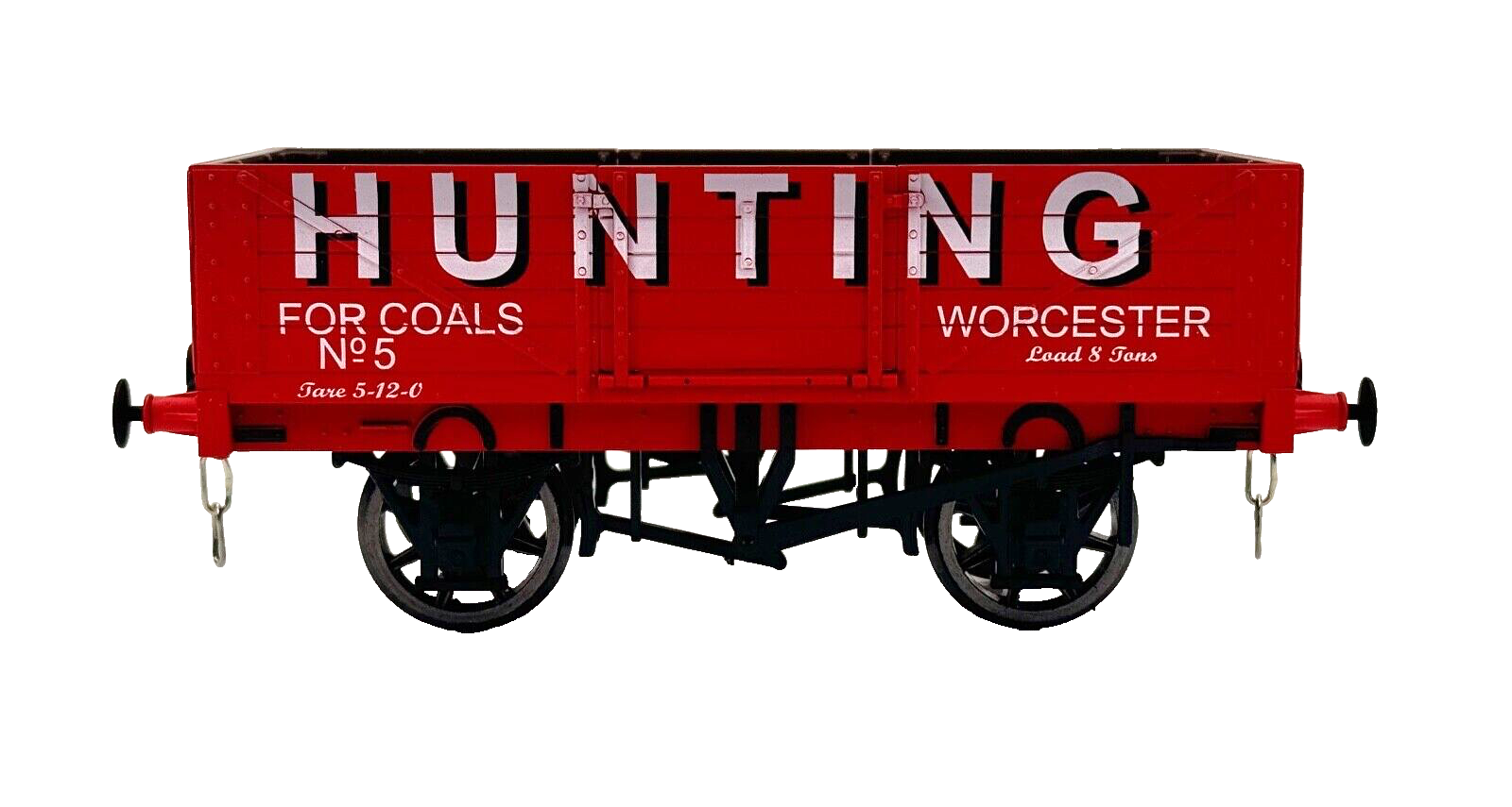 DAPOL O GAUGE - 7F-051-040 - 5 PLANK OPEN WAGON HUNTING WORCESTER NO.5 - BOXED