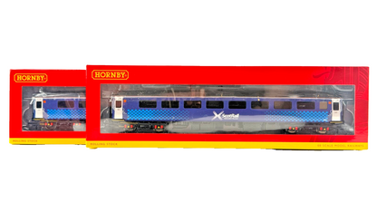 HORNBY OO GAUGE - R4893C/R4893A - SCOTRAIL MK2F 2ND OPEN COACHES X 2 BOXED