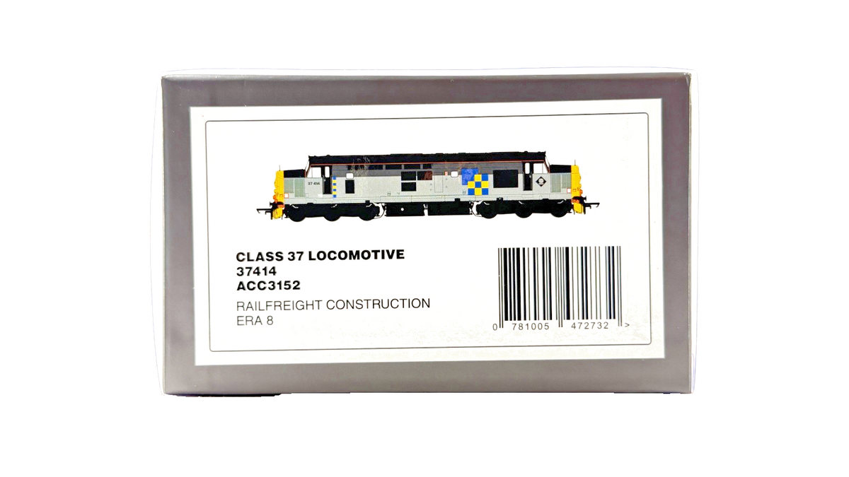 ACCURASCALE OO GAUGE - ACC3152 - CLASS 37 DIESEL 37414 RAILFREIGHT CONSTRUCTION