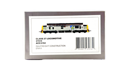 ACCURASCALE OO GAUGE - ACC3152 - CLASS 37 DIESEL 37414 RAILFREIGHT CONSTRUCTION