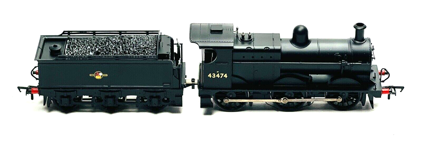 BACHMANN 00 GAUGE - 31-625 - CLASS 3F 43474 BR BLACK LATE CREST LOCOMOTIVE BOXED