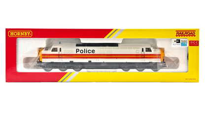 HORNBY OO GAUGE - R30435TXS - CLASS 37 DIESEL 37093 POLICE LIVERY DCC SOUND