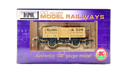 DAPOL 00 GAUGE - L WILLIAMS BLUE LIAS LIME WORKS ABERTHAW NO.1 (LIMITED EDITION)