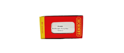 HORNBY OO GAUGE - R6403 - RAILFREIGHT FERRY VAN WITH GRAFFITI 787011 BOXED