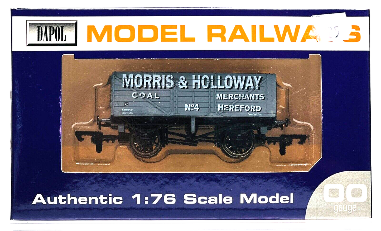 DAPOL 00 GAUGE - MORRIS & HOLLOWAY COAL MERCHANTS HEREFORD 4 (LIMITED EDITION)