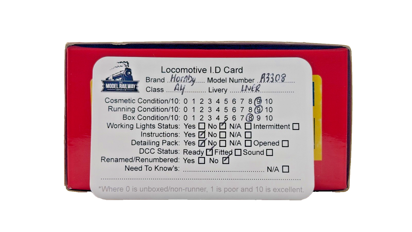 HORNBY 00 GAUGE - R3308 - LNER GREY 4-6-2 CLASS A4 LOCOMOTIVE SILVER KING 2511