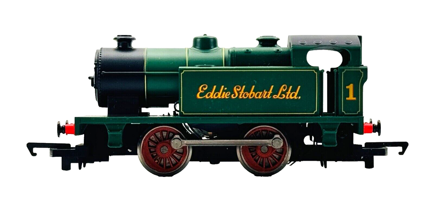 HORNBY 00 GAUGE - EDDIE STOBART LIMITED 0-4-0 INDUSTRIAL TANK ENGINE '1' UNBOXED