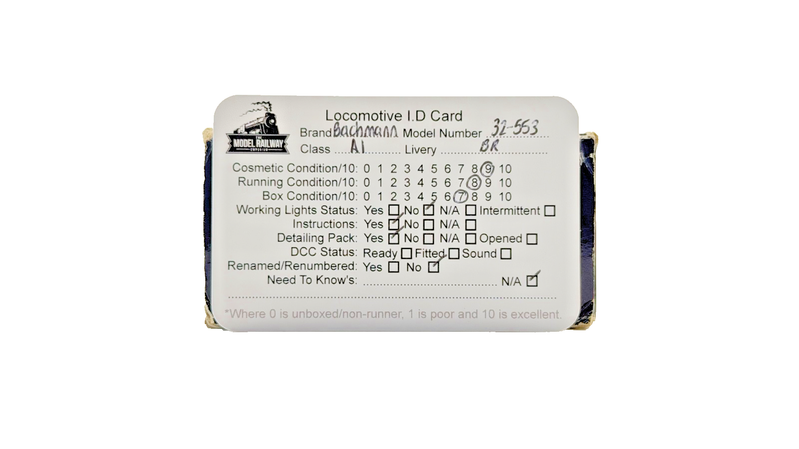 BACHMANN 00 GAUGE - 32-553 - CLASS A1 60161 NORTH BRITISH BR BLUE EARLY EMBLEM