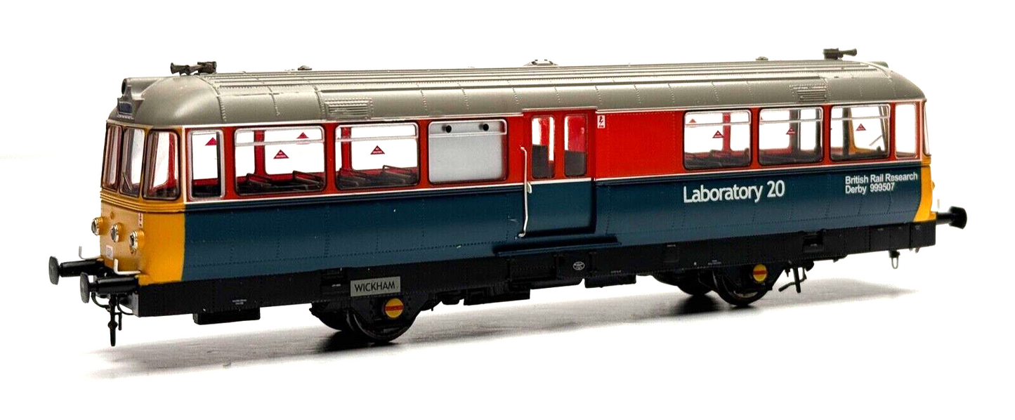 HELJAN 00 GAUGE - 87101 - RAILBUS RTC BR RED/BLUE DERBY LABORATORY 20 - BOXED