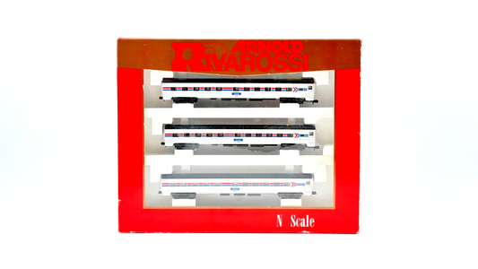 ARNOLD RIVAROSSI N GAUGE 0512 - RAKE OF 3 AMTRAK PASSENGER COACHES BOXED