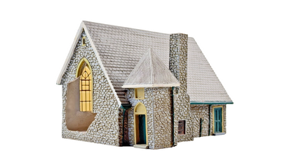 HORNBY SKALEDALE OO GAUGE - R8517 - OLD SCHOOL HOUSE - UNBOXED WITH DAMAGE
