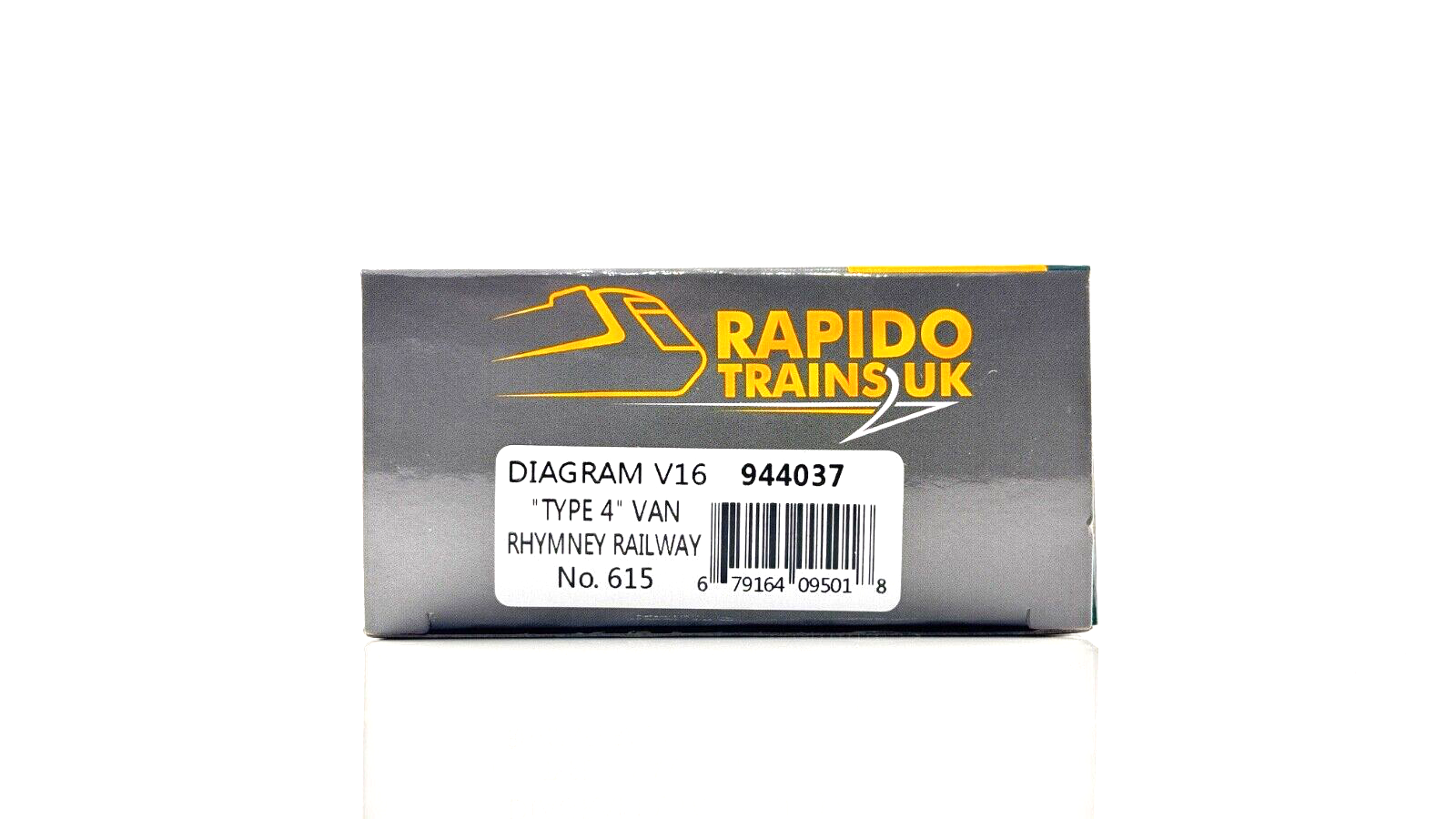 RAPIDO 00 GAUGE - 944037 - DIAGRAM V16 TYPE 4 'RHYMNEY RAILWAY' NO.615 - BOXED