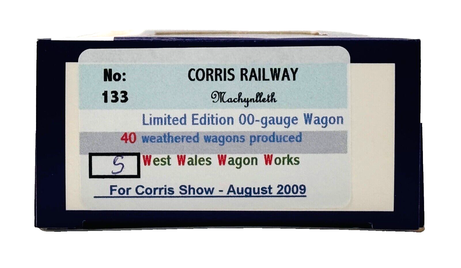 DAPOL 00 GAUGE - CORRIS RAILWAY MACHYNLLETH WAGON NO.1 (W) (LIMITED EDITION)