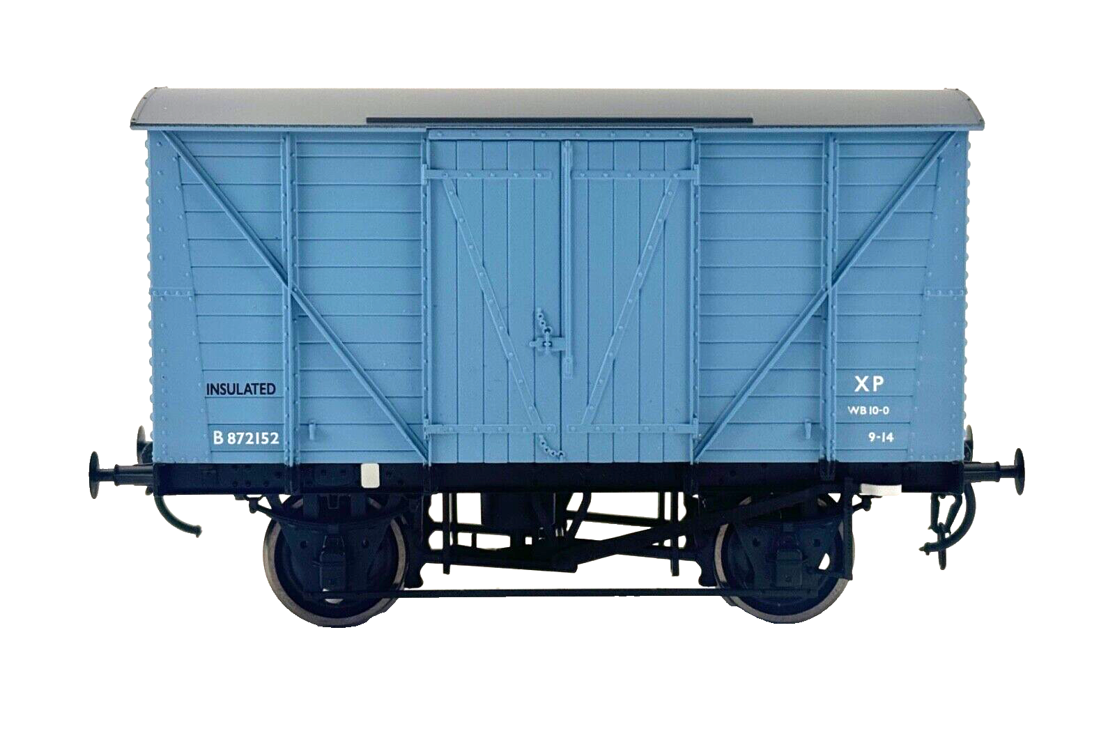 DAPOL O GAUGE - 7F-057-002 - BR INSULATED VAN BLUE WAGON B872452 - BOXED