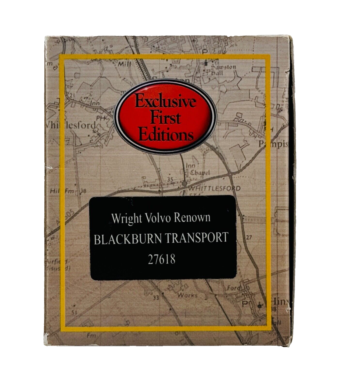 EFE 1/76 SCALE - 27618 - WRIGHT VOLVO RENOWN 'BLACKBURN TRANSPORT' - BOXED