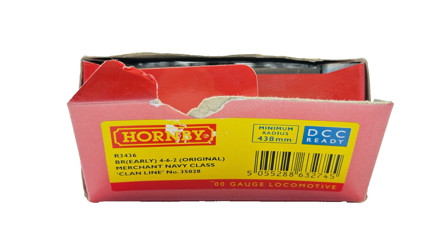 HORNBY 00 GAUGE - R3436 - BR EARLY 4-6-2 ORIGINAL MERCHANT NAVY CLAN LINE 35028