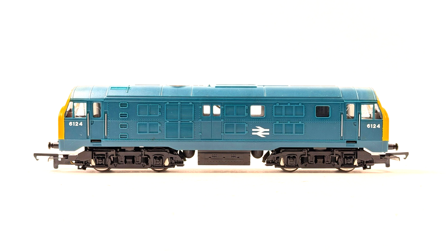 HORNBY 00 GAUGE - R337 - CLASS 29 DIESEL BR BLUE YELLOW CAB ENDS 6124 BOXED