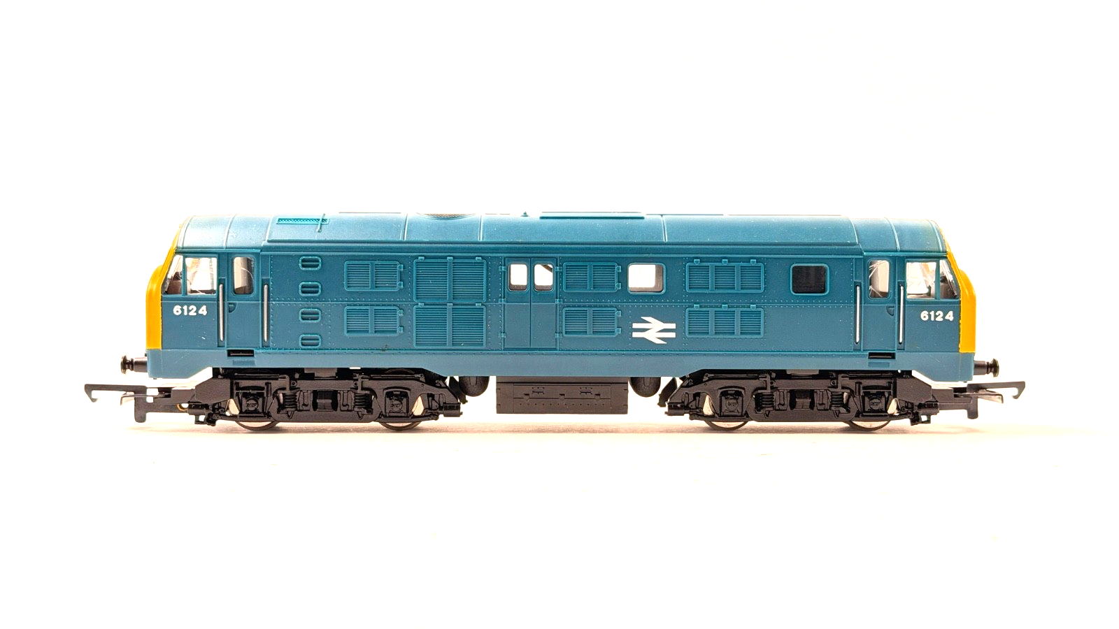 HORNBY 00 GAUGE - R337 - CLASS 29 DIESEL BR BLUE YELLOW CAB ENDS 6124 BOXED