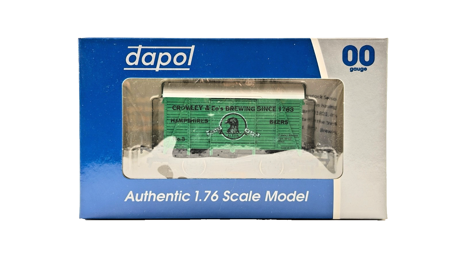 DAPOL 00 GAUGE - CROWLEY & CO HAMPSHIRE BREWERY ALTON NO.3 (LIMITED EDITION)