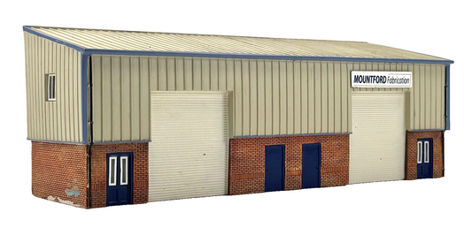 HORNBY 00 GAUGE SKALEDALE - R9662 - LOW RELIEF FACTORY BUILDING - UNBOXED