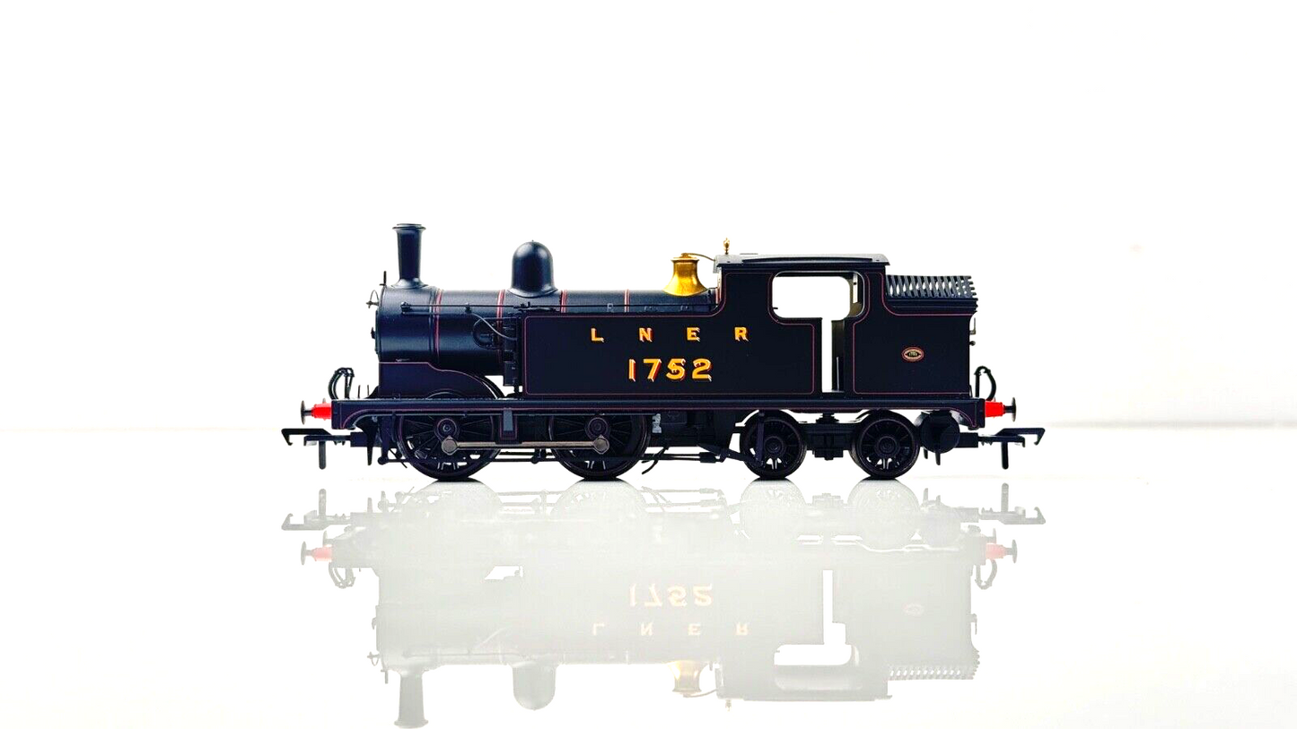 BACHMANN 00 GAUGE - 35-252ZSF - NER CLASS O (G5) TANK 1752 LNER BLACK DCC SOUND