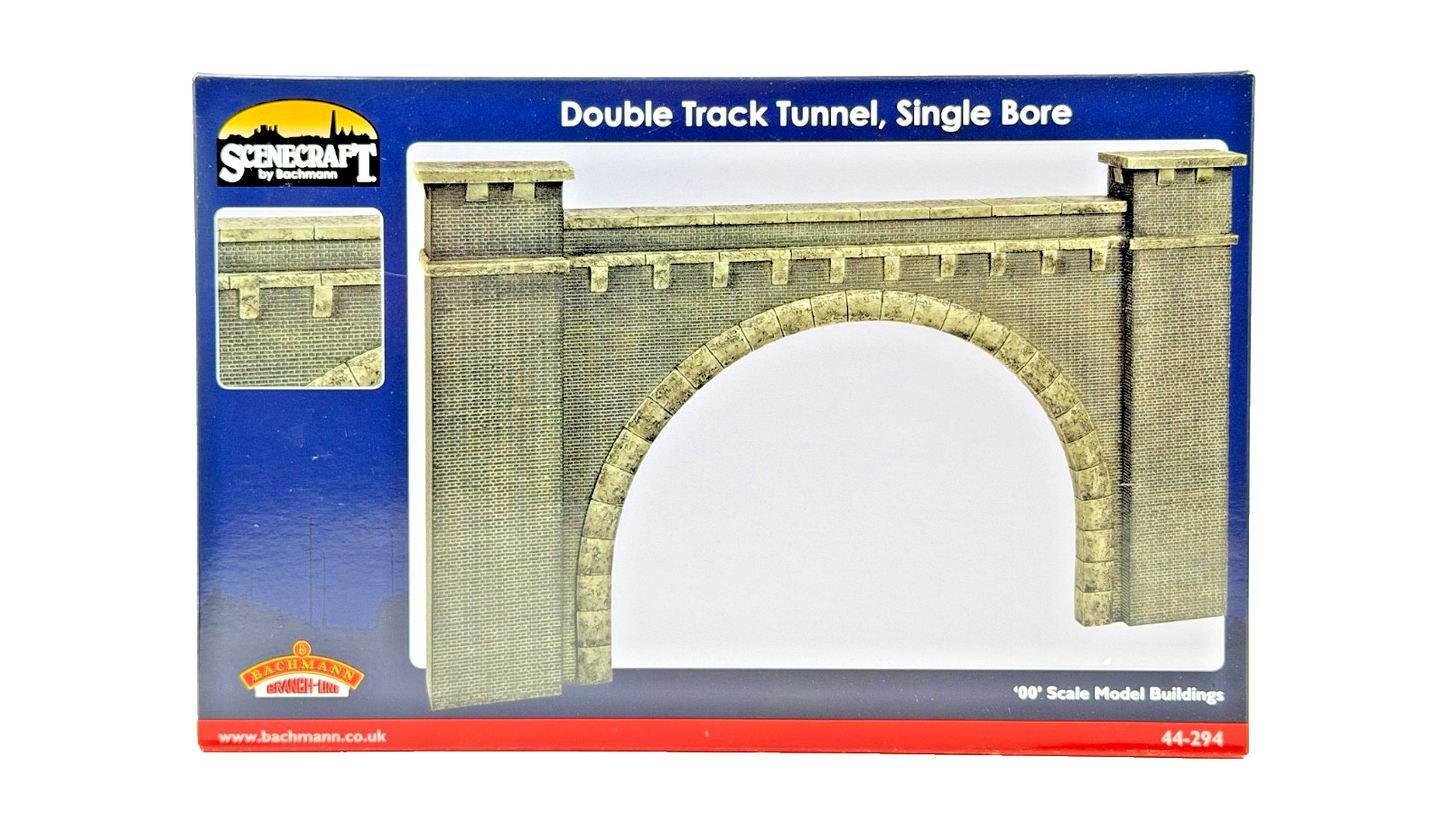 BACHMANN OO GAUGE SCENECRAFT - 44-294 - DOUBLE TRACK TUNNEL SINGLE BORE - NEW
