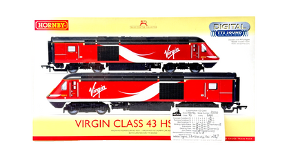 HORNBY OO GAUGE - R3390 - VTEC VIRGIN TRAINS CLASS 43 HST PACK DCC READY