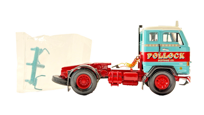 CORGI 1/50 SCALE CC13107 POLLOCK SCOTRANS VOLVO F88 4X2 TRACTOR UNIT (BLUE)
