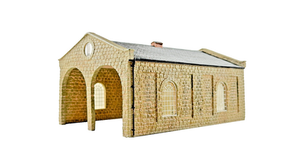 HORNBY OO GAUGE SKALEDALE - R8637 - DOUBLE ENGINE SHED - BOXED