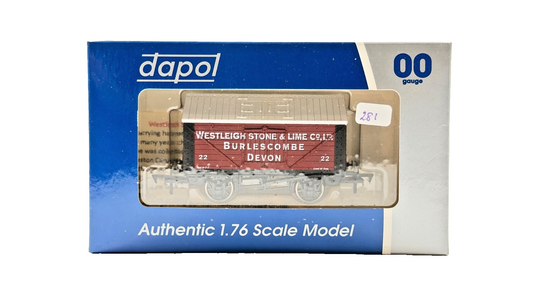 DAPOL 00 GAUGE - WESTLEIGH STONE & LIME BURLESCOMBE DEVON 22 (LIMITED EDITION)