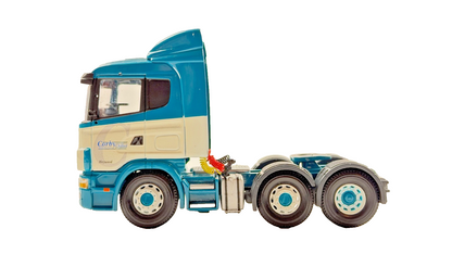 CORGI 1/50 SCALE CORBY CHILLED SCANIA 144L 380 6X2 TRACTOR UNIT UNBOXED