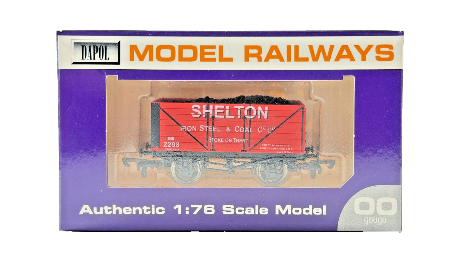 DAPOL 00 GAUGE - SHELTON IRON STEEL & COAL STOKE ON TRENT 2298 (LIMITED EDITION)